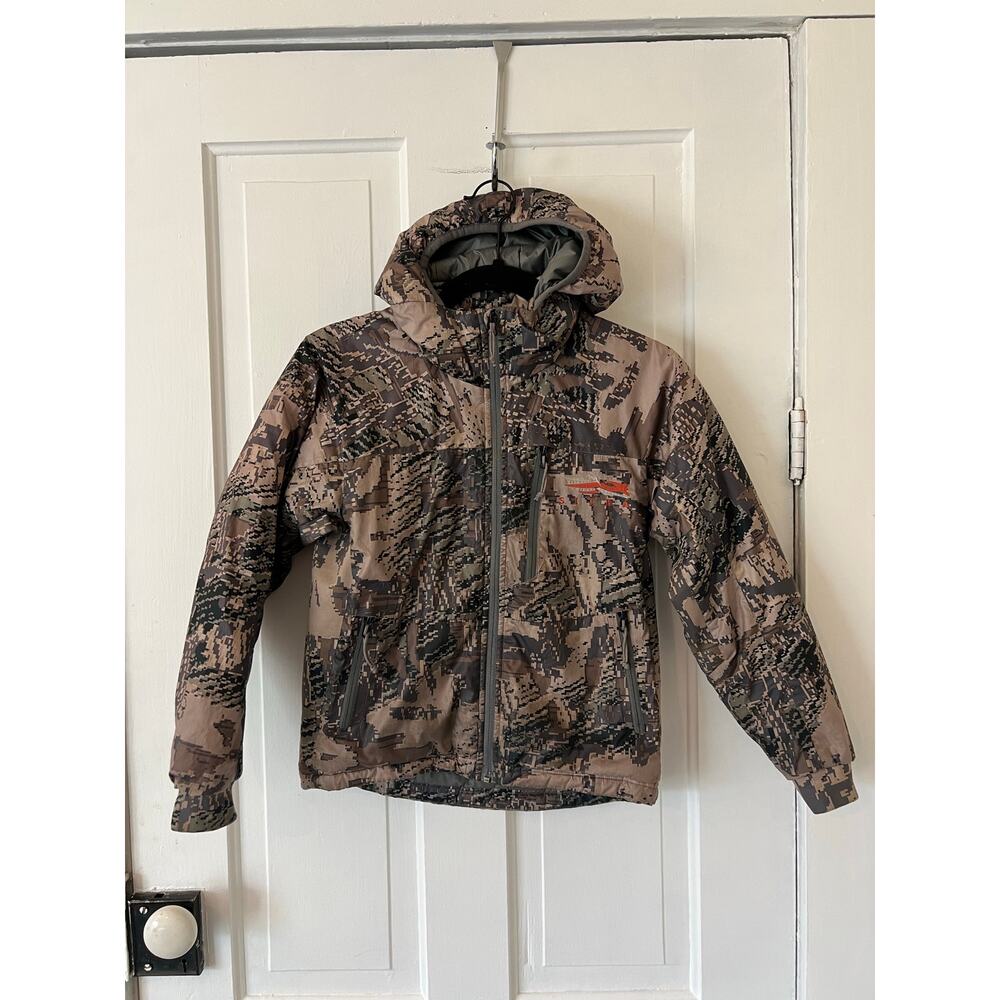 Sitka Kelvin Lite Hoody jacket youth small primaloft hooded open country camo